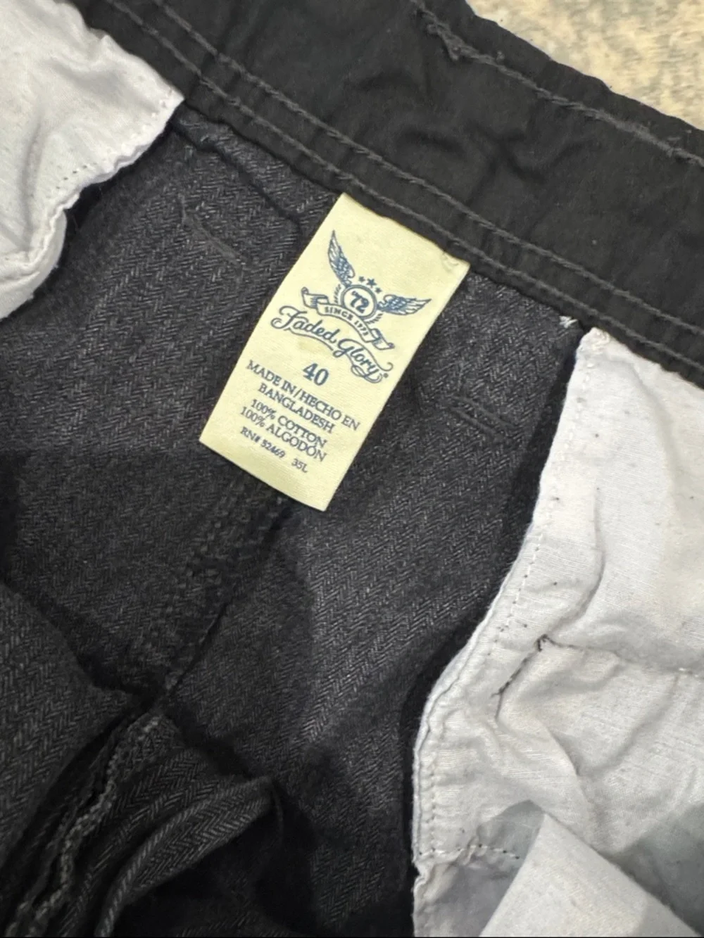 Bundle of Men's Black Cargo Shorts